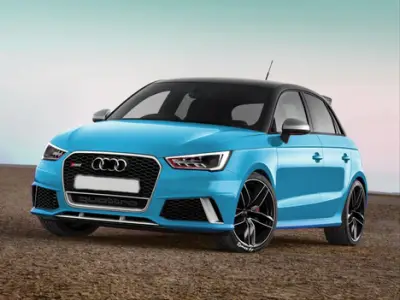 Audi A1 2016+ IÇIN UYUMLU RS1 PANJUR SIYAH KROM ÇERÇEVE