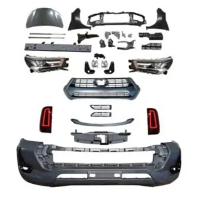 Toyota Hilux Vigo 2004-2015 için uyumlu yeni kasa dnüşüm 2021 revo bodykit  Full Set